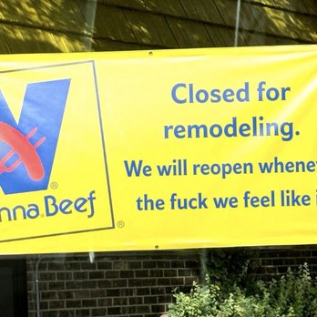 Vienna Beef Factory Store - Oh, look Vienna beef is closed again - Hot Dogs Near Me - Chicago, Illinois Vienna Beef Factory Store - Oh, look Vienna beef is closed again - Hot Dogs Near Me - Chicago, Illinois
