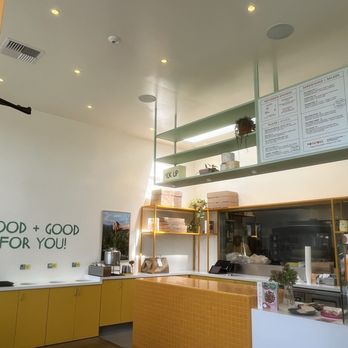 Kismet Rotisserie - Space is bright and cheery, with enough seating to make a Sunday lunch fun and festive. - Salad Near Me - Pasadena, California