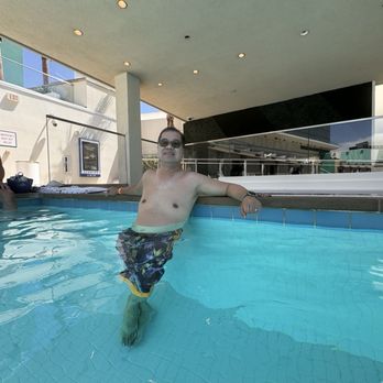 Stadium Swim - My hubby chilling at the only shades in the pool - Swimming Pools Near Me - Las Vegas, Nevada Stadium Swim - My hubby chilling at the only shades in the pool - Swimming Pools Near Me - Las Vegas, Nevada