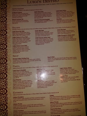 Menu photo 4 Luigi's Bistro Newcastle, OK