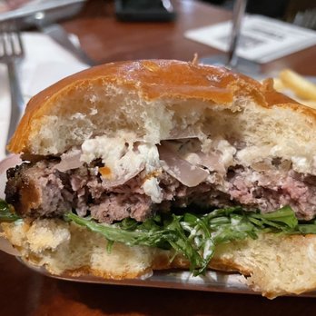 Firestone Walker - Paso Robles - Spicy taproom burger cooked medium expect more juice to be in it and way to much goat cheese not even spicy not worth 18 dollars after tax. - Breweries Near Me - Paso Robles, California Firestone Walker - Paso Robles - Spicy taproom burger cooked medium expect more juice to be in it and way to much goat cheese not even spicy not worth 18 dollars after tax. - Breweries Near Me - Paso Robles, California
