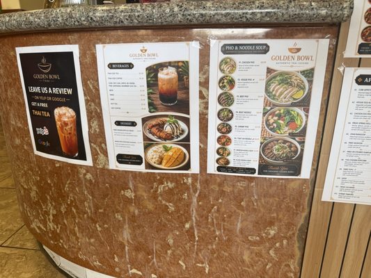 Menu photo 1 Golden Bowl Temecula, CA