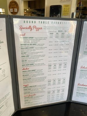 Menu photo 6 Round Table Pizza Kailua, HI Menu photo 6 Round Table Pizza Kailua, HI