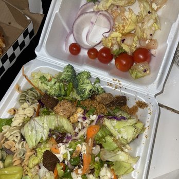 SLICED - Horrible salad - Pizza Near Me - Bakersfield, California