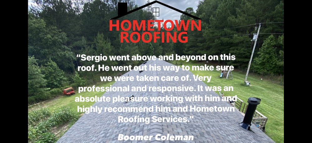 Slide of Hometown Roofing Services