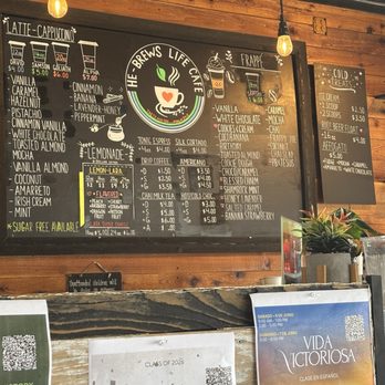 He Brews Life Cafe - Cafe Menu - Coffee & Tea Near Me - McAllen, Texas He Brews Life Cafe - Cafe Menu - Coffee & Tea Near Me - McAllen, Texas