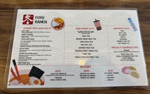 Menu photo 1 Fuyu Ramen Aurora, CO