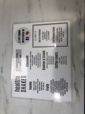 Menu photo 1 North State Nutrition Sanford, NC
