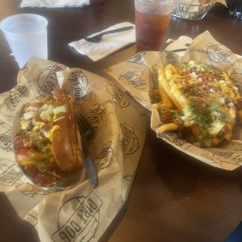 The Compound by Dirt Dog - Pastrami Dog & Chili Fries - Hot Dogs Near Me - Commerce, California