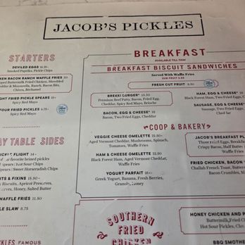 Jacob's Pickles - Southern Near Me - Queens, New York
