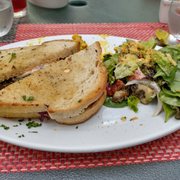 Photo of Green Door Cafe - La Jolla, CA, United States. Cuban Ruben. The most delicious non-meat sandwich I ever ate