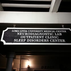 Loma Linda University Sleep Disorders Center - Small sign under the awning