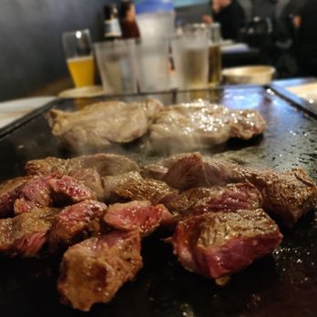 Gorilla Grill - Pork jowl and top blade steak - Korean Near Me - Cliffside Park, New Jersey Gorilla Grill - Pork jowl and top blade steak - Korean Near Me - Cliffside Park, New Jersey