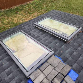 My Skylights - My Old Skylights he replaced....These were how we used to protect our clothing in the closet against UV. - Roofing Near Me