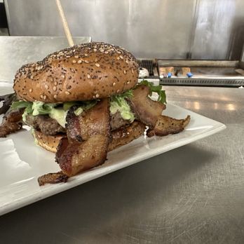 Red Dog Bar & Bistro - Calabrian smash burger - Beer, Wine & Spirits Near Me - West Jefferson, North Carolina Red Dog Bar & Bistro - Calabrian smash burger - Beer, Wine & Spirits Near Me - West Jefferson, North Carolina