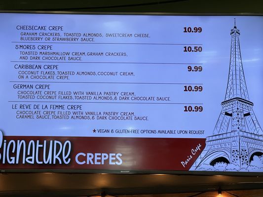Menu photo 1 Paris Crepe Henderson, NV