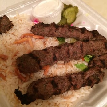 Oasis Mediterranean Cuisine - Shish Kafta entree comes with soup or salad $13.99 - Mediterranean Near Me - Warren, Michigan Oasis Mediterranean Cuisine - Shish Kafta entree comes with soup or salad $13.99 - Mediterranean Near Me - Warren, Michigan