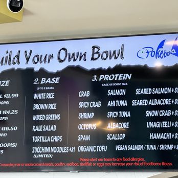 Pokebola - Menu - Poke Near Me - San Francisco, California Pokebola - Menu - Poke Near Me - San Francisco, California