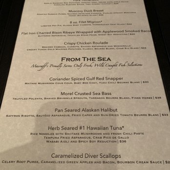 Masraff's - Menu - New American Near Me - Houston, Texas
