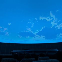 Samuel Oschin Planetarium - Inside the planetarium, before the show started