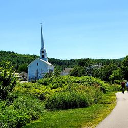 Stowe Community Church - Not a cloud perfect days all week - 7/10/2022