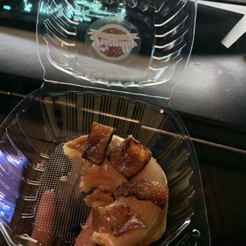 Friendly Donuts - Half eaten maple bacon donut, hubby ate it before I could take a pic! - Donuts Near Me - Orange, California