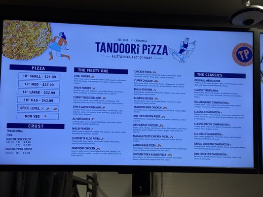 Menu photo 2 Tandoori Pizza Sunnyvale, CA Menu photo 2 Tandoori Pizza Sunnyvale, CA