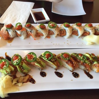 Sushi Time - Bonzai yellowtail roll and crunchy spicy tuna roll - Sushi Bars Near Me - Seaside, California