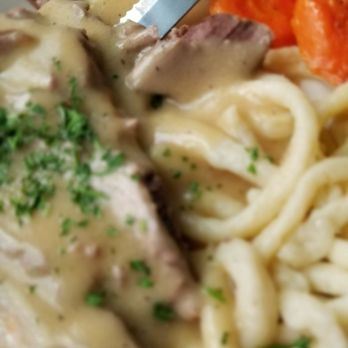 East Side Restaurant - Saurbraten with spaetzle - German Near Me - New Britain, Connecticut East Side Restaurant - Saurbraten with spaetzle - German Near Me - New Britain, Connecticut