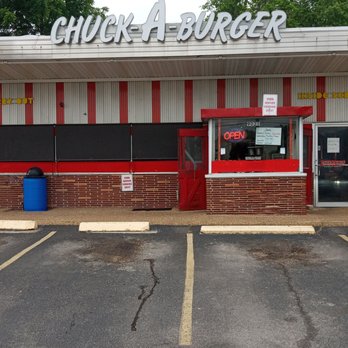 Chuck A Burger Drive-In - Outside of Chuck-A-Burger on St. Charles Rock Rd - Burgers Near Me - Saint Louis, Missouri Chuck A Burger Drive-In - Outside of Chuck-A-Burger on St. Charles Rock Rd - Burgers Near Me - Saint Louis, Missouri