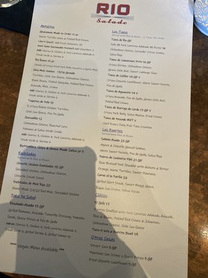 Menu photo 8 Rio Salado Mystic, CT