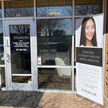 Total Wellness & Beauty - Close up of front entrance - Medical Spas Near Me - Mansfield, Texas