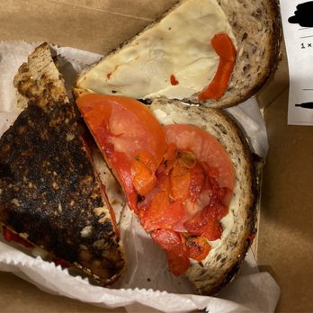 Thinking Cup - Wrong toppings + very sad cheese slice in a grilled cheese - Coffee & Tea Near Me - Boston, Massachusetts Thinking Cup - Wrong toppings + very sad cheese slice in a grilled cheese - Coffee & Tea Near Me - Boston, Massachusetts