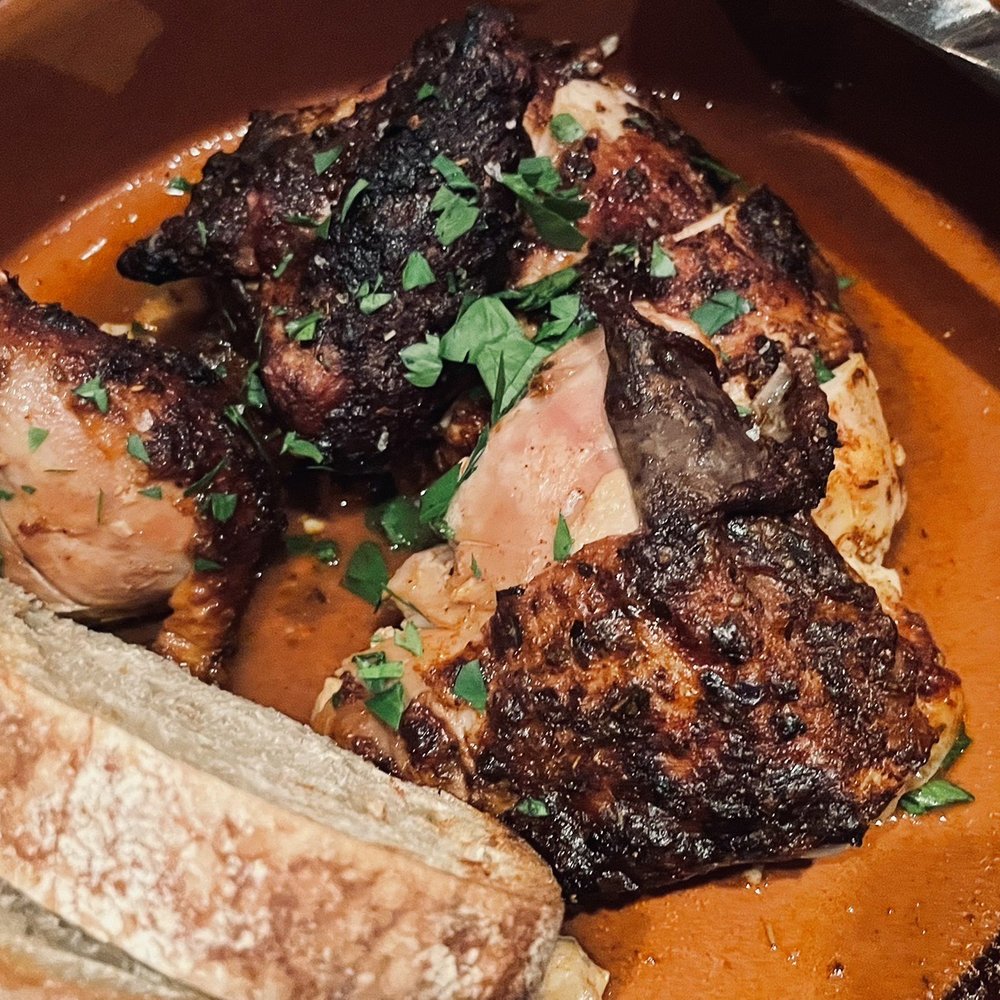 Tabla Catskills - Roast half chicken. Amazingly juicy. Only disappointment was that it didn't come with vegetables - Tapas/Small Plates Near Me - Tannersville, New York Tabla Catskills - Roast half chicken. Amazingly juicy. Only disappointment was that it didn't come with vegetables - Tapas/Small Plates Near Me - Tannersville, New York