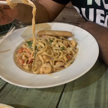 Lost & Found - Cajun Pasta with shrimp and crawfish - Cocktail Bars Near Me - Houston, Texas
