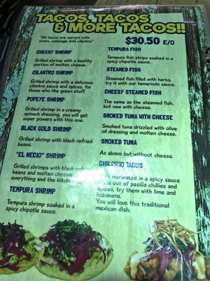 Menu photo 5 Los Aguachiles Playa del Carmen, ROO