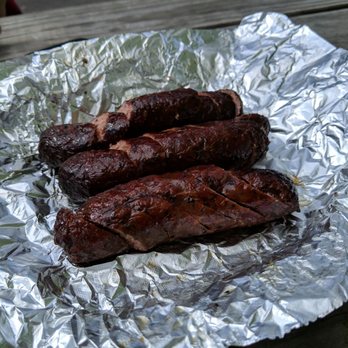 Pat's BBQ - Brisket sausage. Yeah, that's a thing. - Food Trucks Near Me