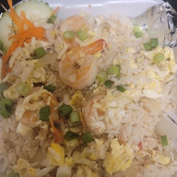 Thai Orchid - Crab fried rice with prawns  so good - Thai Near Me - Fairfield, California