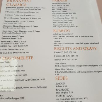 Carla's Cafe - Breakfast menu. - Diners Near Me - Bakersfield, California