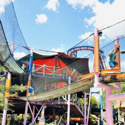 Cookie Monster Canopy Crawl - Cookie Monster Canopy Crawl Kids Playground & Obstacle Course, Sesame Street Safari of Fun Kids Play area, Busch Gardens Theme Park, Tampa