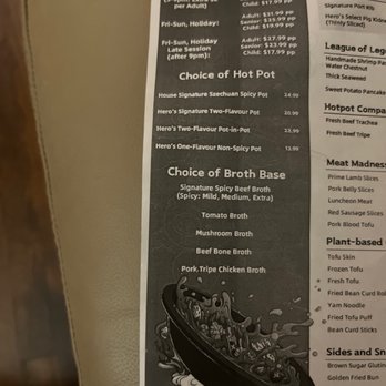 Shudaxia Hotpot - Price per person ... All You Can Eat - Hot Pot Near Me - Richmond Hill, Ontario