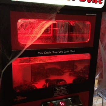 Casper's Cherokee - Use the craw to grab a lobster via crane game and they will cook it up for you (located in the bar) - Sports Bars Near Me - Eagan, Minnesota