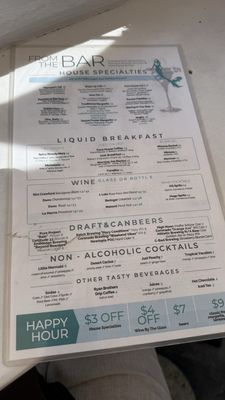 Menu photo 2 Cove House La Jolla, CA Menu photo 2 Cove House La Jolla, CA