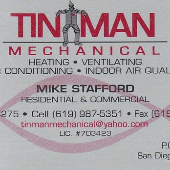 Tin Man Mechanical - Heating & Air Conditioning/HVAC Near Me Tin Man Mechanical - Heating & Air Conditioning/HVAC Near Me