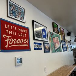 Inside bakery
