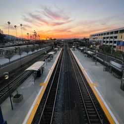 Corona - North Main Metrolink Station - The view from the bridge