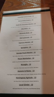 Menu photo 7 Cibo e Beve Atlanta, GA