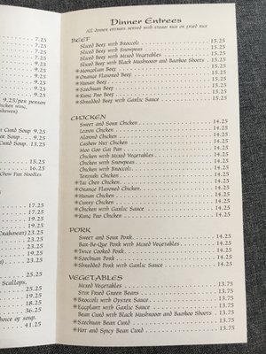 Menu photo 7 Shangri-La Colorado Springs, CO