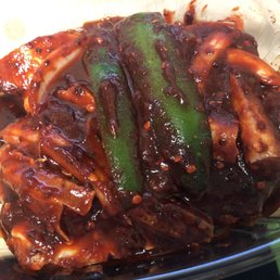 Marinated raw crab