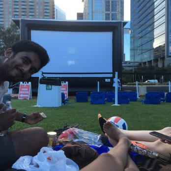 Discovery Green - Movie in the park! Had a great night. Brought a picnic and for a great view. Check the website for more programming in the park. - Parks Near Me - Houston, Texas